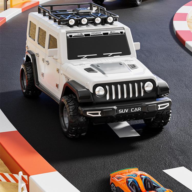 Folding Catapult Car Transformable Track Car Children Simulated Container Storage Car