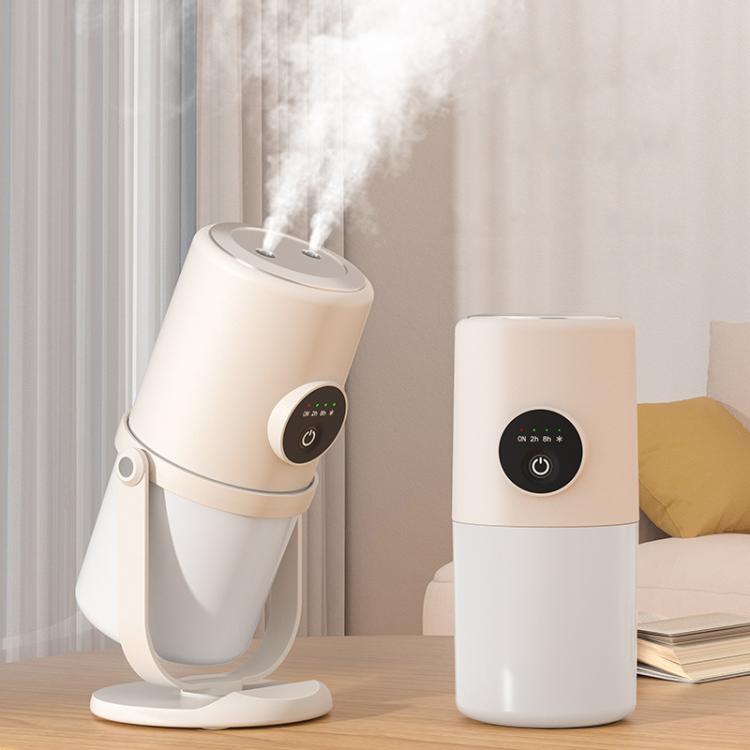Desktop Dual Port Humidifier Portable Mini Air Purifier With Nightlight