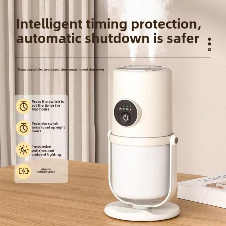 Desktop Dual Port Humidifier Portable Mini Air Purifier With Nightlight