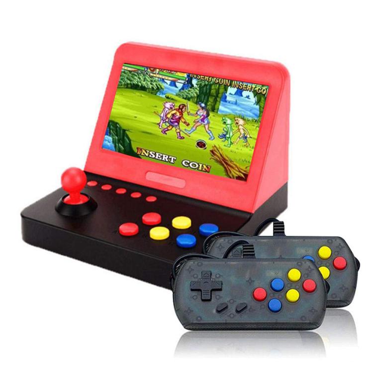 AMPOWN RETRO 7 inch Large Screen Handheld Console Rocker Game Player Open Source Retro Arcade, With Dual Grip