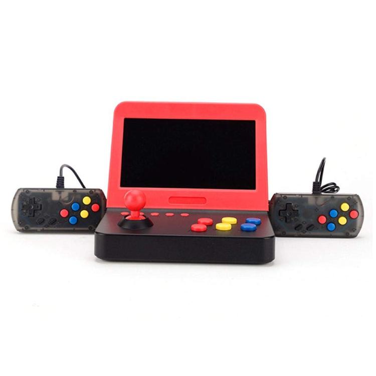 AMPOWN RETRO 7 inch Large Screen Handheld Console Rocker Game Player Open Source Retro Arcade, With Dual Grip