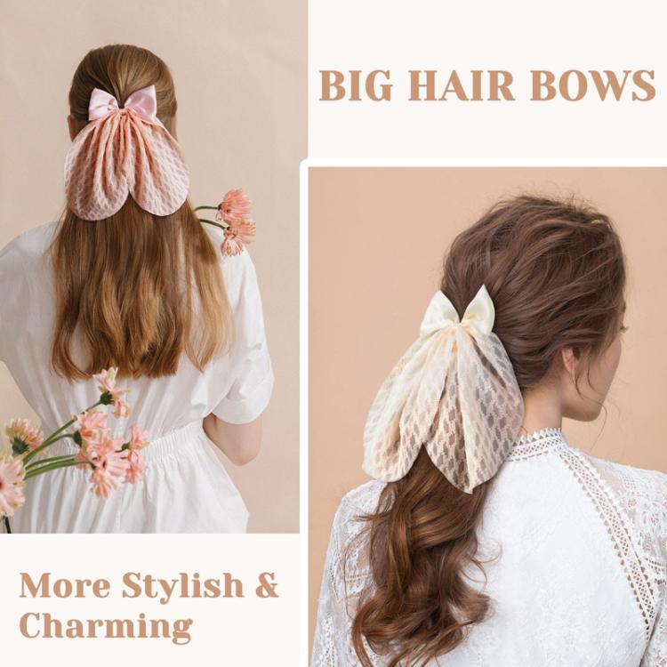 Bow Hair Clip Fresh Cute Ribbon Duckbill Clip Girl Hair Accessories