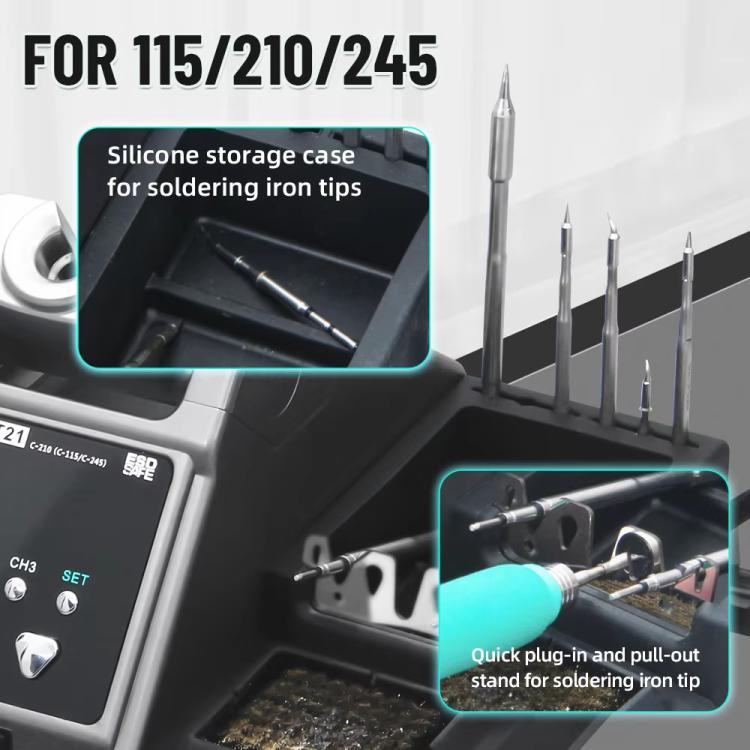 SUGON T21 Constant Temperature Soldering Station 120W High Power Soldering Iron With I/IS/K Tip Nozzle