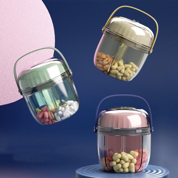 Portable Pill Box Sealed Waterproof Pill Dispenser Drugs Medicine Organizer Dispenser Box
