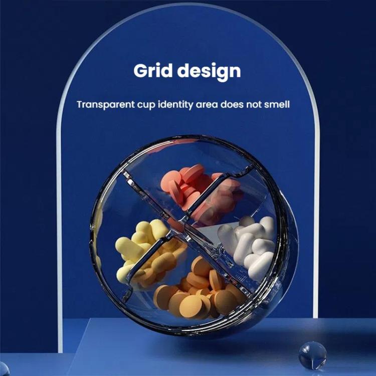 Portable Pill Box Sealed Waterproof Pill Dispenser Drugs Medicine Organizer Dispenser Box