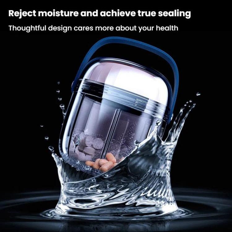 Portable Pill Box Sealed Waterproof Pill Dispenser Drugs Medicine Organizer Dispenser Box