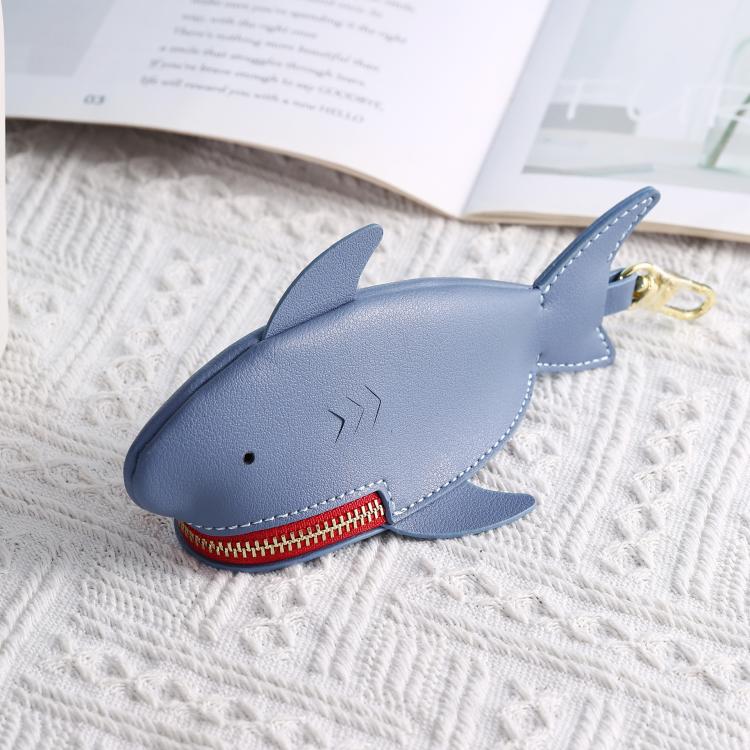 Hallmo Universal Shark-Shaped Key Protective Cover Multifunctional Car Key Storage Bag