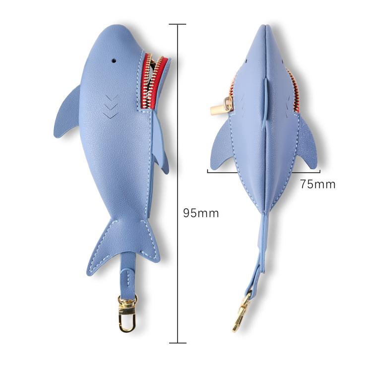 Hallmo Universal Shark-Shaped Key Protective Cover Multifunctional Car Key Storage Bag