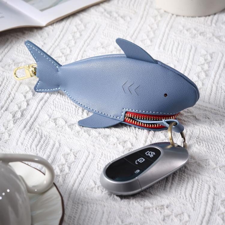 Hallmo Universal Shark-Shaped Key Protective Cover Multifunctional Car Key Storage Bag