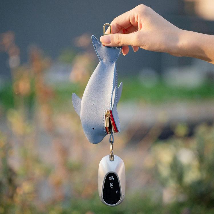 Hallmo Universal Shark-Shaped Key Protective Cover Multifunctional Car Key Storage Bag