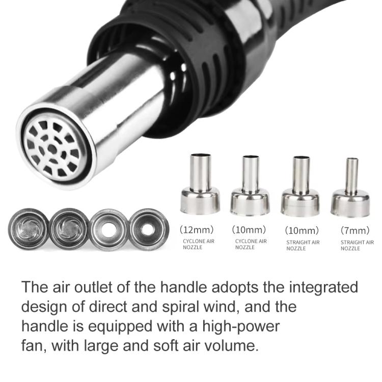 SUGON 202 2 In 1 Soldering Iron Dual Display Cell Phone Repair Hot Air Thermostat Soldering Station Combination Set