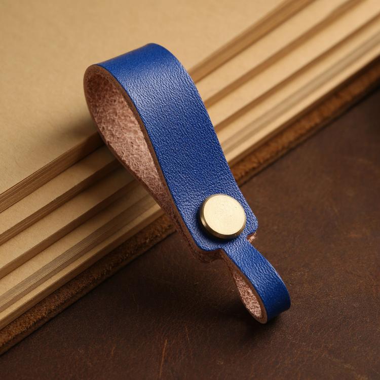 Hallmo Universal Cowhide Handmade Lanyard Keychain Car Remote Control Pendant