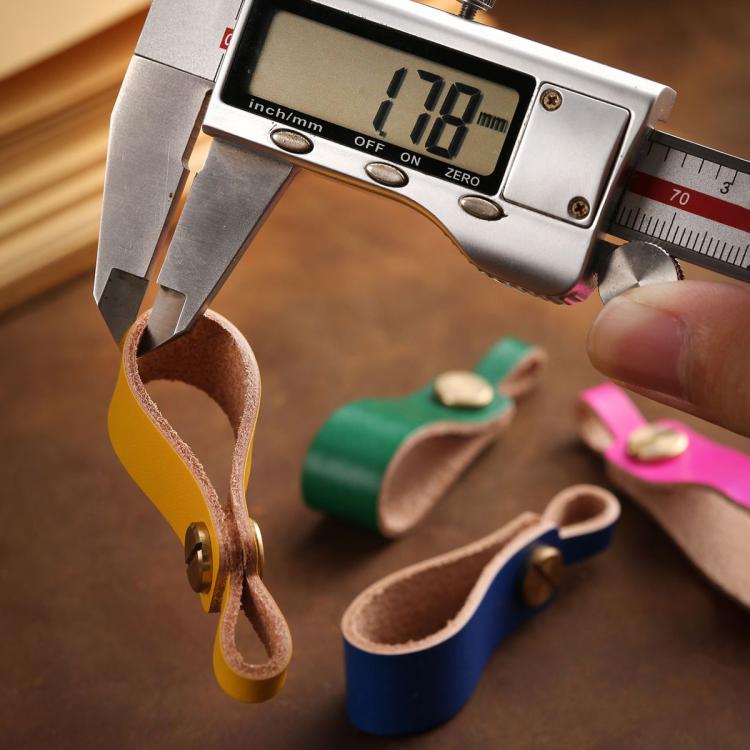 Hallmo Universal Cowhide Handmade Lanyard Keychain Car Remote Control Pendant