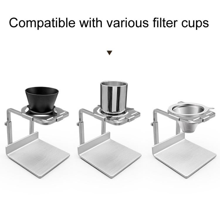 Stainless Steel Adjustable Four-Leg Non-Slip Hand-Poured Coffee Stand