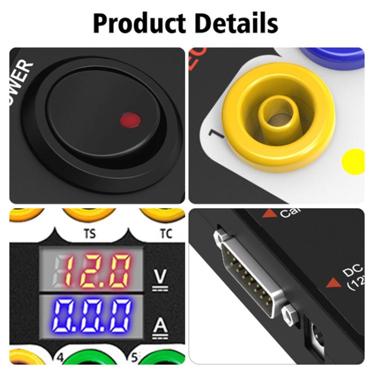 GODIAG GT100+ OBDII Breakout Box Diagnostic Port Tester ECU Bench Connector, UK Plug