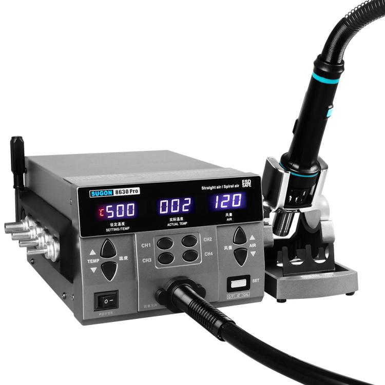 SUGON 8630 Pro Large Wind Power Cell Phone Repair CPU Digital Display Hot Air Soldering Station