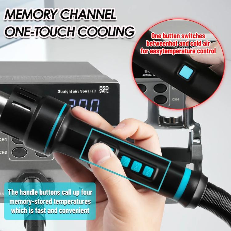 SUGON 8630 Pro Large Wind Power Cell Phone Repair CPU Digital Display Hot Air Soldering Station