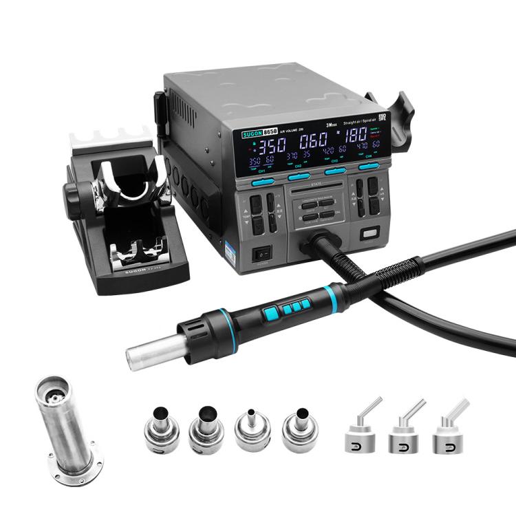 SUGON 8650 1300W Hot Air Soldering Station Big Wind Power Maintenance Motherboard CPU Desoldering Station