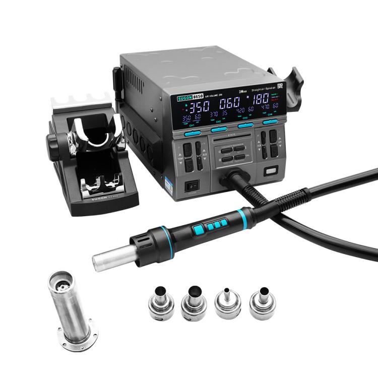 SUGON 8650 1300W Hot Air Soldering Station Big Wind Power Maintenance Motherboard CPU Desoldering Station