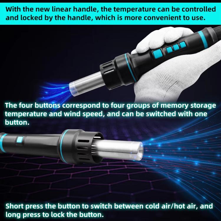 SUGON 8650 1300W Hot Air Soldering Station Big Wind Power Maintenance Motherboard CPU Desoldering Station