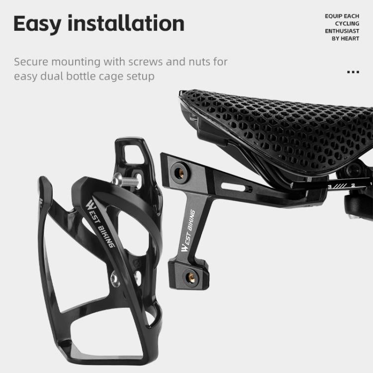 WEST BIKING Bicycle Saddle Adapter Extension Bottle Holder