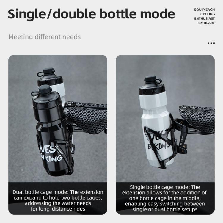 WEST BIKING Bicycle Saddle Adapter Extension Bottle Holder