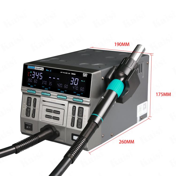 SUGON 8650Pro Curve Hot Air Soldering Station 1300W High Wind Power Maintenance Motherboard CPU Desoldering Station