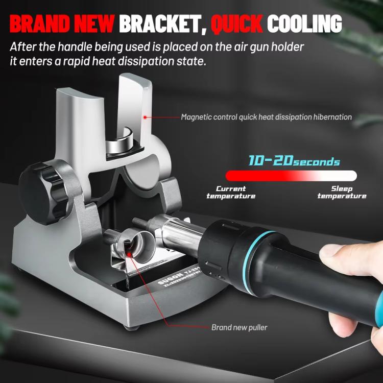 SUGON 8610DX-Pro 1000W Digital Display Hot Air Welding Station Cell Phone Repair Welding