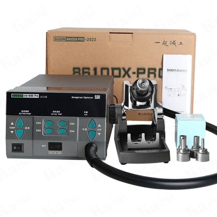 SUGON 8610DX-Pro 1000W Digital Display Hot Air Welding Station Cell Phone Repair Welding