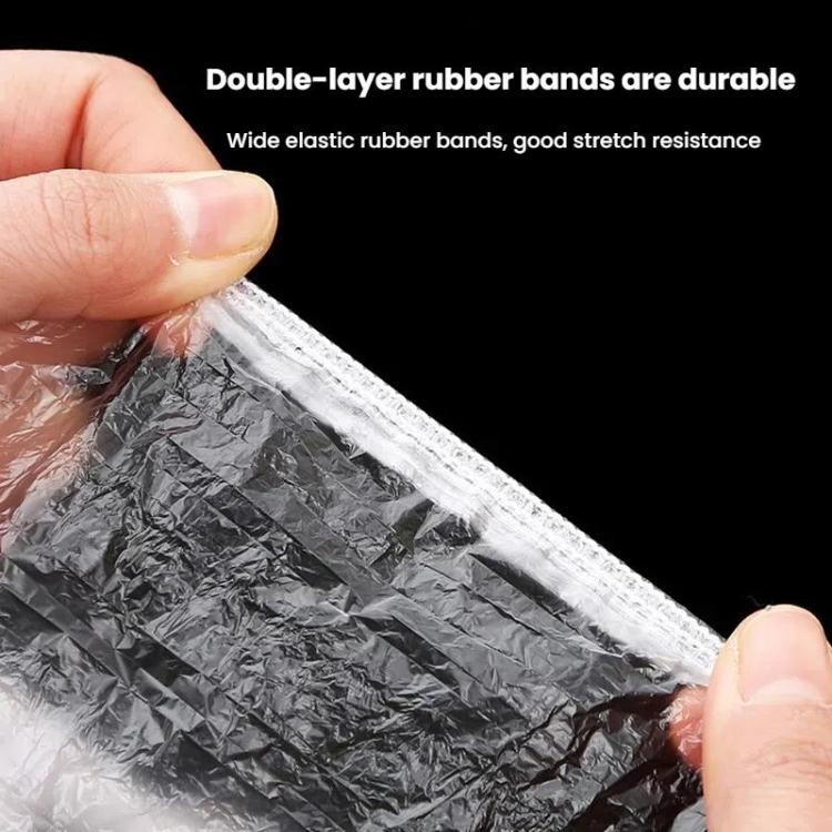 150pcs /Pack Disposable Shower Caps Waterproof Clear Hair Cap 23.5cm