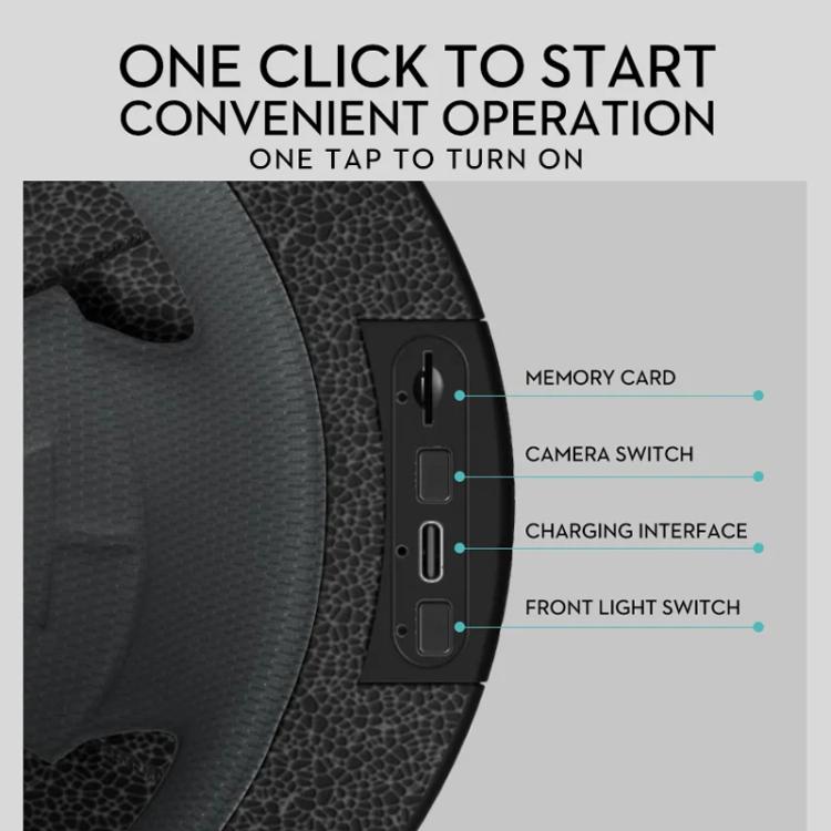 Anytek RAW2 Smart Helmet Recorder Cycling Head Mounted Outdoor Anti-Shake Sports Camera