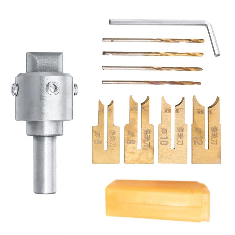 10pcs /Set Alloy Buddhist Beads Knife Soft Hard Wood Bracelet Drill Tool