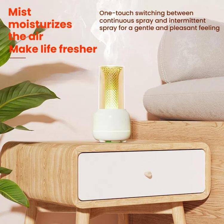 150ml Candle Light Aroma Diffuser Timable Air Humidifier Essential Oil Night Light