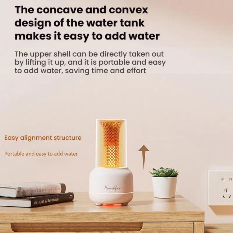 150ml Candle Light Aroma Diffuser Timable Air Humidifier Essential Oil Night Light