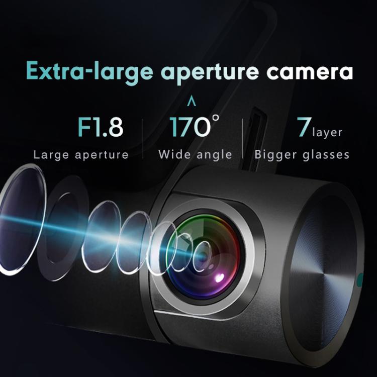 Anytek T3 PRO 2 inch 2K HD Night Vision Car Recorder Hidden Car Camera Front & Rear Dual Recording