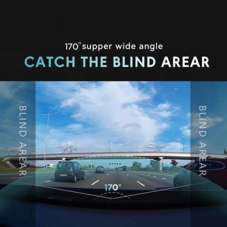 Anytek T3 PRO 2 inch 2K HD Night Vision Car Recorder Hidden Car Camera Front & Rear Dual Recording