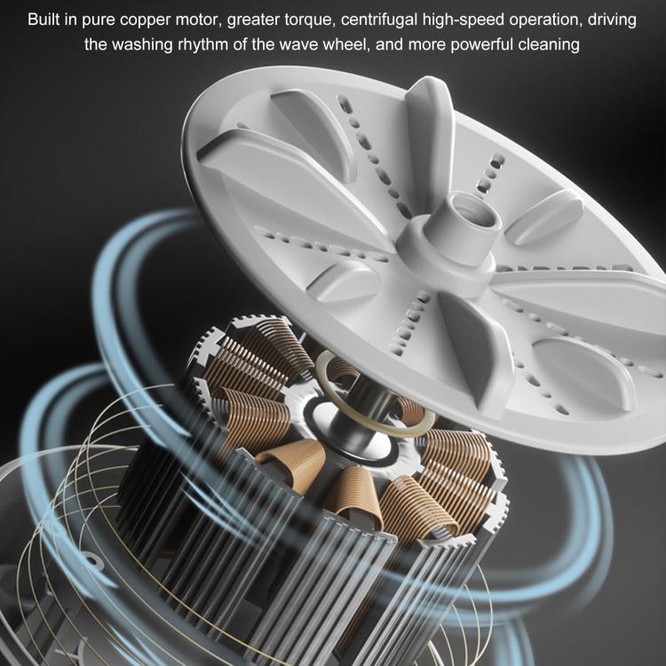 Mini Portable Underwear Socks Turbine Washing Machine
