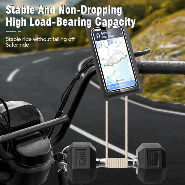 Bicycle Waterproof Phone Bag Mount Stand 360 Degree Rotation Motorcycle Bike Cellphone Holder