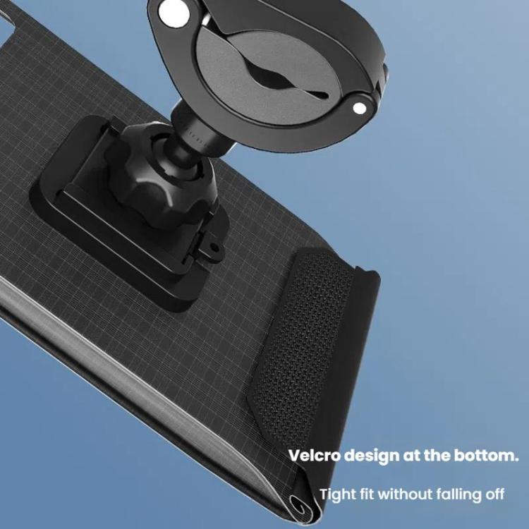 Bicycle Holder Waterproof Pouch Bag Bike Motorcycle Handlebar Mirror Phone Stand Mount