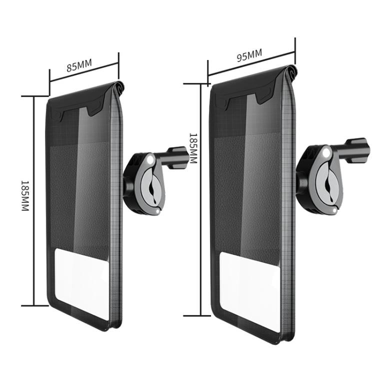 Bicycle Holder Waterproof Pouch Bag Bike Motorcycle Handlebar Mirror Phone Stand Mount