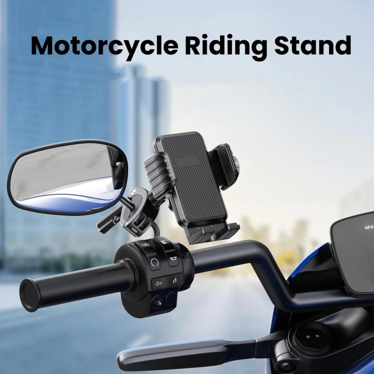 Bicycle Motorcycle Shock Absorption Mobile Phone Holder Gravity Navigation Mount