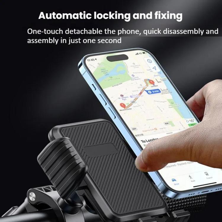 Bicycle Motorcycle Shock Absorption Mobile Phone Holder Gravity Navigation Mount