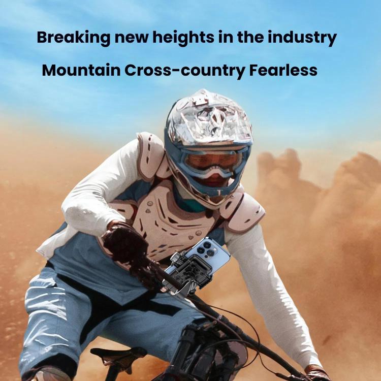 Bicycle Motorcycle Shock Absorption Mobile Phone Holder Gravity Navigation Mount