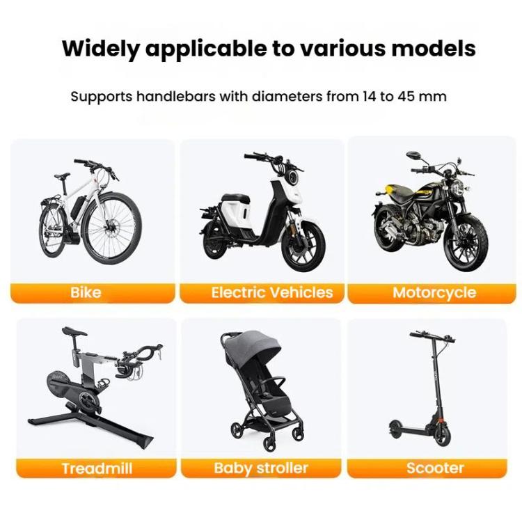 Bicycle Motorcycle Shock Absorption Mobile Phone Holder Gravity Navigation Mount