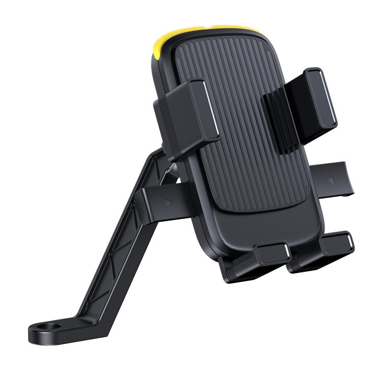 Bicycle and Motorcycle Phone Holder with Hidden Silicone Strap
