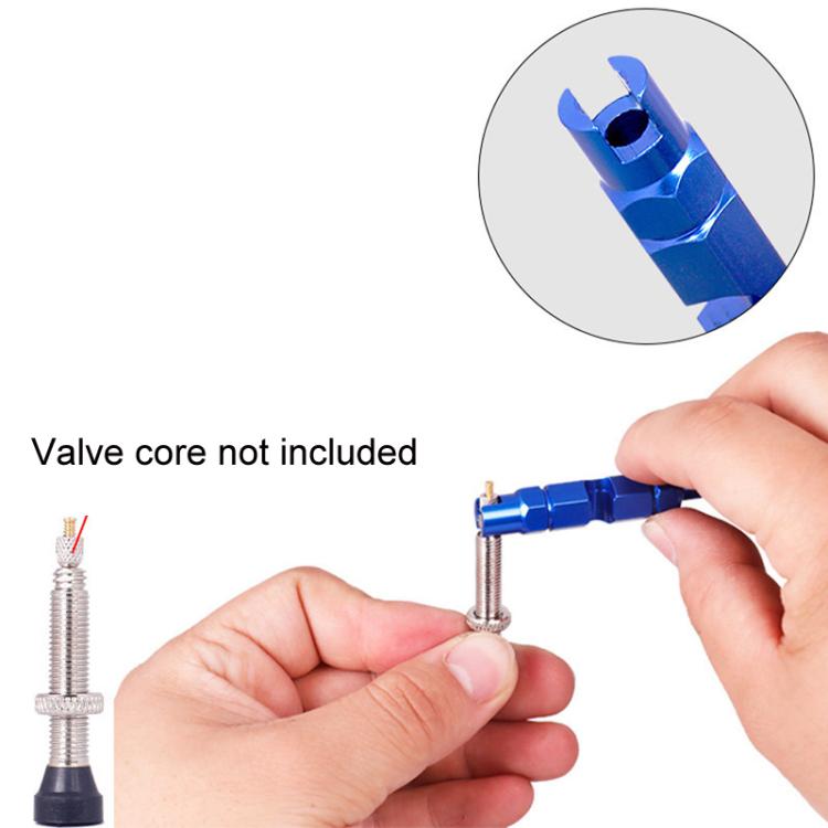 Aluminum Alloy American/French Bicycle Valve Core Removal Tool