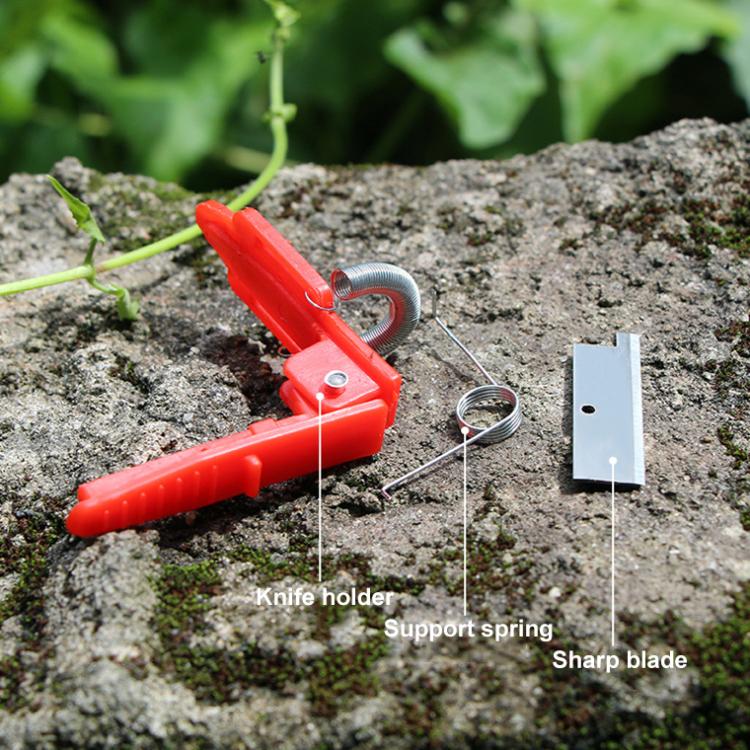 4pcs /Pack Melon and Fruit Picking Small Guillotine Grape Pinching Thumb Knife Vegetable Picker