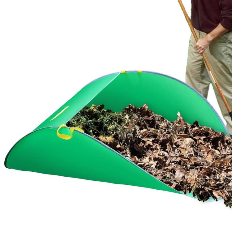 Portable Pop-Up Leaf Collector Reusable Patio Garden Organizers