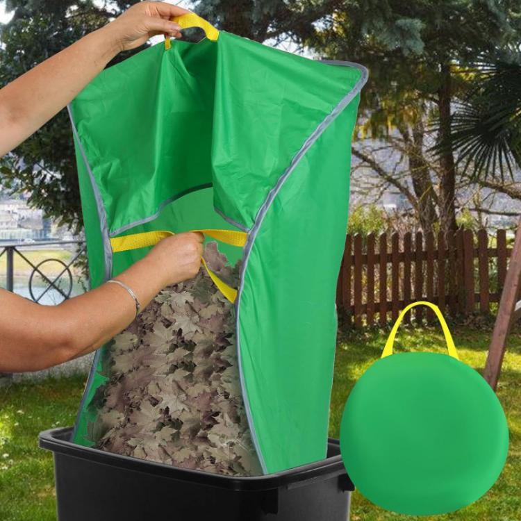 Portable Pop-Up Leaf Collector Reusable Patio Garden Organizers