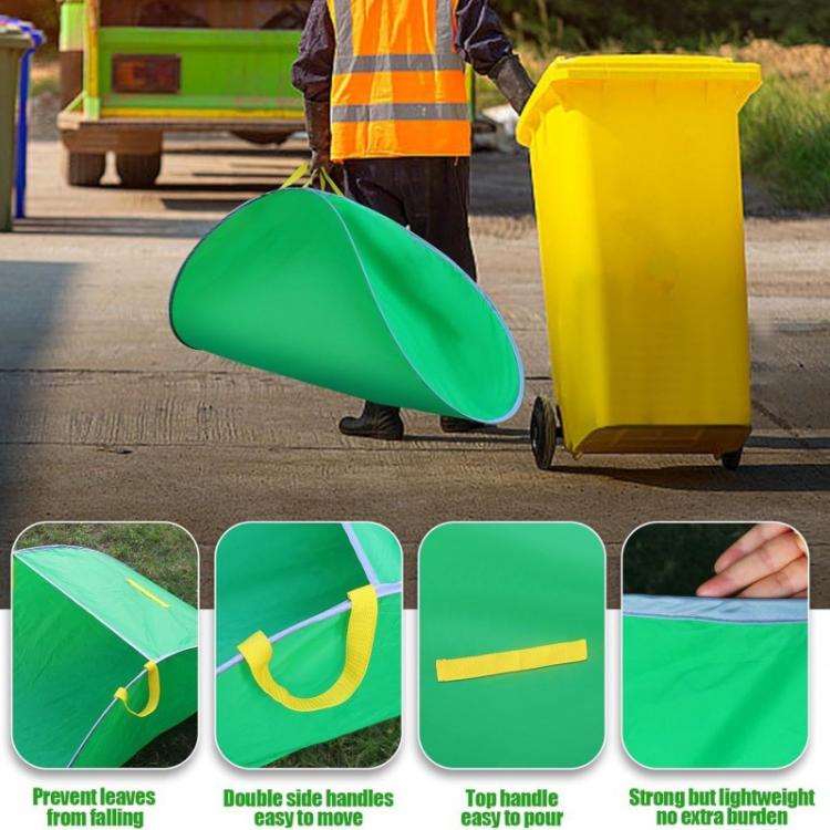 Portable Pop-Up Leaf Collector Reusable Patio Garden Organizers